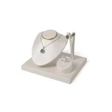 Jewelry Stand, Brushed Jewelry Rack, Ring Necklace Earring Jewelry Rack Combination, Jewelry Display Props, Accessory Set Display Stand, Jewelry Display Cabinet Counter - Brushed Jewelry Stand - View 1