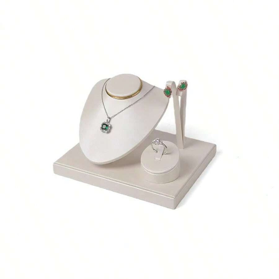 Jewelry Stand, Brushed Jewelry Rack, Ring Necklace Earring Jewelry Rack Combination, Jewelry Display Props, Accessory Set Display Stand, Jewelry Display Cabinet Counter - Brushed Jewelry Stand - View 1
