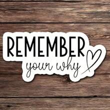 1张“记住你的初心”励志贴纸 - 激励人心的积极语录贴纸 | 适用于笔记本电脑、水瓶和笔记本 - 彩色 - 查看 2