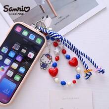 SANRIO 1 pieza Cadena de cuentas para teléfono, llavero de acrílico como regalo - Multicolor - Ver 3