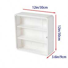 盲盒展示柜，壁挂式展示柜，透明展示架，防尘储物展示盒，壁挂式设计，无需钻孔 - 彩色 - 查看 14