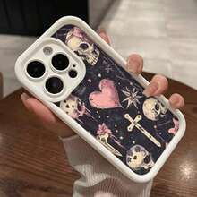 2026Una funda para teléfono creativa con diseño gótico de esqueleto, lazo, calavera y cruz para 17 16 15 Pro 14 Plus 13 12 11 y , funda suave. Accesorios navideños. Fundas de Teléfono Exquisite que Añaden un Toque Festivo, Edición Limitada Navideña, Personalizables, Funda Personalizada para Teléfono 17 Pro, como Regalo Navideño, Funda 16 Promax, Artículo de  Caliente, Oferta Especial de Año Nuevo, la Mejor Opción de Regalo para Amigos o Familiares. Estuche Para Rega - Multicolor 3 - Ver 2