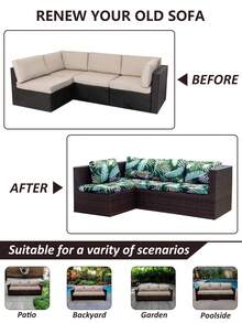 3件/4件/8件装纯色沙发坐垫套，简约现代牛奶丝弹力涤纶沙发套，可拆卸机洗沙发保护套 - 彩色 - 查看 5