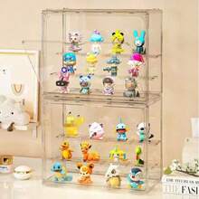 Blind Box Display Rack, Transparent Dust-Proof Action Figure Storage Box, Doll Model Display Cabinet, Jewelry Cosmetics Display Case - Clear - View 5