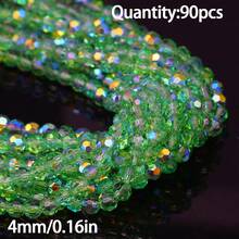 1 pieza Cuentas de cristal facetadas brillantes de 3/4/6 mm de moda, materiales para hacer joyas DIY para collares y pulseras - Hazlo tú mismo - Ver 12