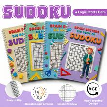 Libro de desafío de Sudoku, un rompecabezas lógico atemporal que puede mejorar la velocidad y precisión del pensamiento, ayudando a mantener la claridad mental y el enfoque. Una opción ideal para el reinicio diario y la mejora continua. - Libro de sudoku - Ver 2