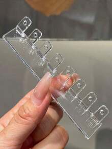 3/6件套首饰展示架，项链收纳挂钩，多功能首饰整理架，壁挂式首饰架，优雅项链架，也适用于手镯、耳环和钥匙 - 透明色 - 查看 4