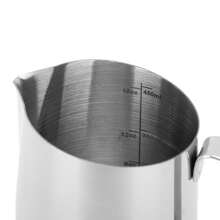 Milk Frothing Pitcher 450ml 201 Stainless Steel Inner Scale Coffee Steaming Milk Creamer Cup For Home Cafe,Coffee Service Coffee Accessories - 450ml - View 8