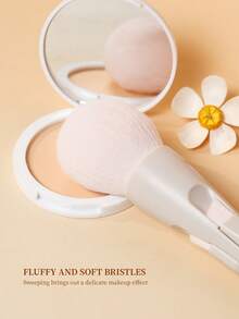 四件套四合一磁性化妆刷套装：散粉刷、腮红刷、眼影刷、遮瑕刷 - 方便旅行的化妆刷 - 彩色 - 查看 4