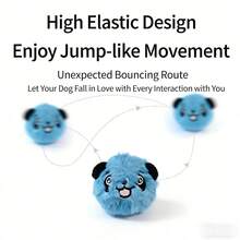 Bóng nảy mềm mại có âm thanh, đồ chơi nhai nảy cao, bóng đồ chơi cho chó cỡ vừa/nhỏ, bóng đồ chơi cho thú cưng nhỏ, lớp lót vải không dệt và cao su, quà tặng cho thú cưng, thích hợp cho chó và mèo. - Nhiều màu - Xem 5