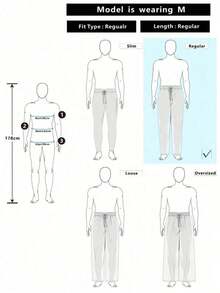 Men's Breathable Linen Loose Casual Sports Pants, Suitable Beach, Spring/Summer - 黑色 - 查看 9