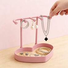 珠宝展示架，创意珠宝收纳挂架，耳环、项链、手镯展示架，奢华款 - 黑色 - 查看 3