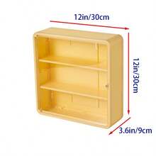 盲盒展示柜，壁挂式展示柜，透明展示架，防尘储物展示盒，壁挂式设计，无需钻孔 - 彩色 - 查看 13