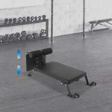 Curl Workout Bench, Leg Exercise Bench, Home Gym Hamstring Curl Workout Bench - Black - View 3