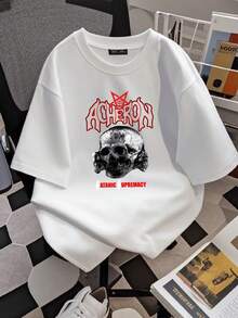 Camiseta de mujer con estampado de Satanic Supr3m4cy por Acheron, clásica de escuela vieja, color negro, tallas desde S hasta 5XL, de manga larga o corta - Blanco - Ver 2