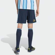 Adidas Quần short nam AFA H SHO D dệt kim đa năng, kiểu dáng thường ngày, mã JM1325 - Màu xanh lam - Xem 4