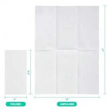 200PACK Disposable Hand Towels for Bathroom Soft and Absorbent Paper Guest Towels Disposable Decorative Bathroom Hand Napkins for Kitchen Parties Weddings Dinners - Paquete de 200 - Ver 6