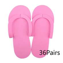 24 Pairs Pedicure Slippers Disposable Flip Flops For Pedicures Pink Pedicure Flip Flops For Women Salon Spa Beach Party Guests - Multicolor - View 14