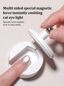 Beautizon Nailartlab Rotating Cat Eye Nail Magnet, 3D Strong Magnetic Tool For Cat Eye Gel Polish, Multi-Function Nail Art Magnet - Multicolor - View 9