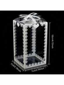 10个/20个/包 PVC包装盒 现货 透明印刷食品包装盒 蛋糕礼品包装盒 - 彩色 - 查看 7