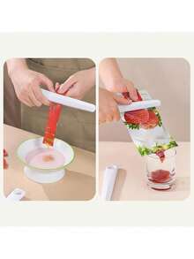 1个猫粮挤压器,适用于猫粮袋,卫生残渣提取器,可提取干/罐装猫粮中的剩余食物,最大限度减少食物残渣,方便清洁喂食,是猫主人的理想之选,用于提取食物残渣。 - 查看 9