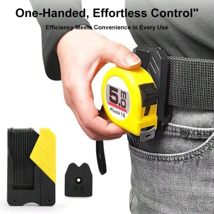 1pc Quick Release Hammer Wrench Holder, Electric Tool Belt Clip, Retractable Tape Measure Hanger