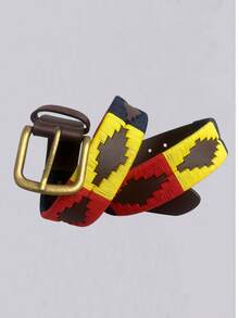 Thắt lưng da thật dệt thủ công, thích hợp cho cưỡi ngựa, chơi golf, thể thao ngoài trời, unisex. - Nhiều màu - Xem 4