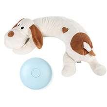 Heartbeat Dog Toy for Puppy- Helps for Dog Anxiety Relief and Calming Aid Stuffed Animal Anxiety Calming Behavioral Aid Puppy Heartbeat Toy Sleep aid for Dogs Cats Pets - Blanco - Ver 1