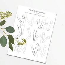 1本，20页初学者绘画本，最简单的15天绘画速成课程（不含笔） - 單件 - 查看 3