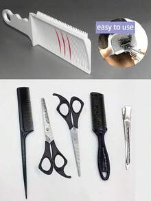 1 Pc Professional Barber Fade Comb - Heat Resistant, Flat Top Clipper Blending For Precision Haircuts & Styling, Multi-Color Side Clip Hair Accessories For Women DIY Hair Styling Tools Y2k Randomly Send Out New And Old Styles, Back To School, Travel Holiday Essentials, Hair Accessories For Women, Slick Back Brush, Barber Accessories, Hair Dryer, Hair, Barber, Hair Tools, Hair Products, Hair Dryer, Hair Hair Products, Hair Tools, Hair Stuff, Hair Care, Curly Hair Brush, Hairdressing Equipment,Travel Essentials,Hairstyle,Hairdressing,Hair,Travel,Hair Products,Hair Tools,Hair Stuff,Barber,Barber Accessories,Barbershop,Hairdressing Equipment - 彩色 - 查看 6