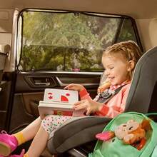 ® Brica® Magnetic Stretch to Fit™ Sun Shade Black 1 Pack - A - Ver 3