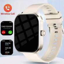 SIDAKEYE 2026 New High-Definition Full Touch Screen Smart Watch (Unisex) - Supports Wireless Calling/Messaging, Multiple Sports Modes, Remote Camera Control, Health Tracking, Outdoor LED Lighting, Compatible With Android And IOS, USB Charging, Zinc Alloy Case/Silicone Strap - View 11