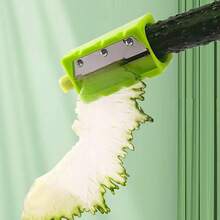 手动黄瓜切片器，黄瓜面膜滚轮削皮器，厨房小工具削皮器，蔬果工具 - 适用于面部保湿和护理！ - 彩色 - 查看 10