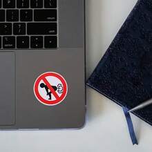 Funny "No Farting" Home/Car Sticker, Durable, Easy To Stick, Car Sticker, Bumper Sticker, Suitable For Laptop, Water Bottle, Phone, Car Decor - one-size - View 6