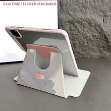 A Protective Folio Tablet Case With Pen Holder Compatible With IPad Pro (M5)/ Air (M3)/ 11"(A16)10.9/10.2/ Air 5th Gen/Pro11/10th/9.7/Air 2/ (7th Gen)/ (8th Gen)/ Air 4/5/ Pro 11/ 10th Generation 10.9-Inch 2022 Smart Case/ Air 13(M3 2025)/ Air 11(M3 2025)/ Air 11(M3 2025)/ 11(A16 2025), Auto Sleep/Wake Function/Compatible With Xiaomi5/5PRO/6/6PRO/7/7PRO - Multicolor - View 9