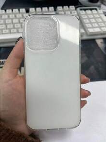 Ốp điện thoại họa tiết chấm bi đen tối giản, thời trang, tương thích với iPhone 17 Pro Max, Air 16, 15 Pro, 14 Pro Max, 13, 12, 11, XS, X, XR, 7, 8 Plus, 16e, ốp bảo vệ chống sốc dễ thương. - trắng - Xem 4