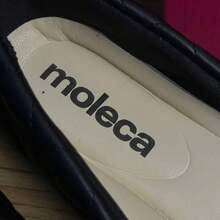 Sapatilha Feminina Casual Acabamento em Costura Confortável e Elegante Moleca Original - Preto - Visão 5