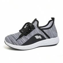 2026 Spring/Summer New Lightweight Knitted Casual Shoes, Breathable Mesh Soft Bottom Shock-Absorbing Daily Sports Shoes - Black - View 11