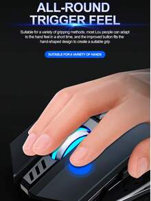 G530 USB有线游戏鼠标，可编程宏，适用于游戏，RGB背光 - 查看 8