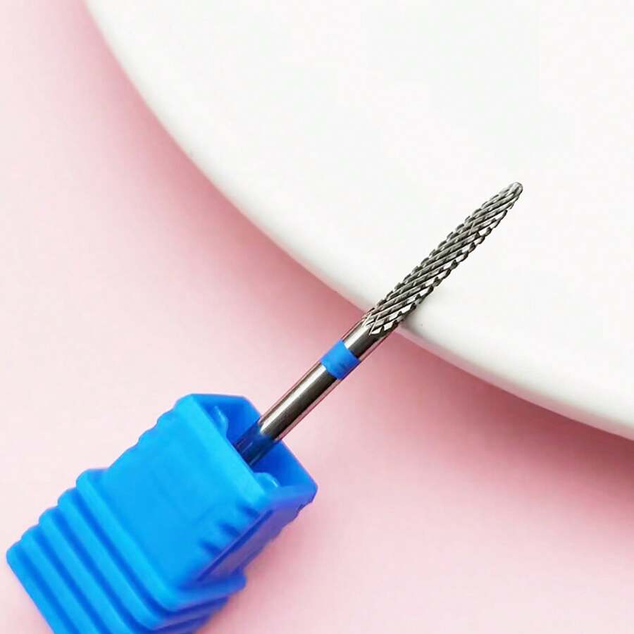 1个专业硬质合金指甲钻头电动指甲锉指甲工具角质去除器磨头 - 藍色 - 查看 1