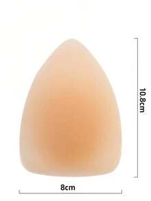 1 Cặp miếng dán hình tam giác bằng silicon cứng, che đầu nhũ hoa, không lộ ngực, chống ma sát khi mặc đồ bơi. - Nhiều màu - Xem 3