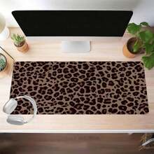 1pc Leopard Pattern Desk Pad Modern Art Large Mouse Pad 50*100cm Desk Accessories Rubber Base With Stitched Edge Non-Slip Keyboard Pad For Office Home Computer As Gifts For Men Women Friends Back To School Desk Accessories Office Supplies Office Desk Accessories Mousepad Mouse Pad For Desk. Desk Accessories For Men, Office Decorations, Oficina, Cheetah Print Room Stuff, Desk Trinkets, A Gift For A Colleague, Mouse Pad Gaming, Gaming Stuff For Room, Gaming Mouse, Gaming Desk, Gaming Accessories, Pink Mouse Pad, Mouse Pads, Pad, Keyboard Pad - B - Xem 6