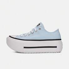 Converse 男女通用 Chuck Taylor SEASONAL 低帮帆布鞋 A19900C - 藍白色 - 查看 1