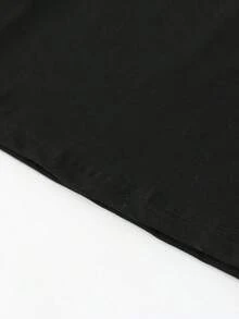 1 camiseta de manga corta para hombre con estampado de corazón y camión - Negro - Ver 4
