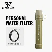 1pc WRELS Polygonal Solid Color Portable Outdoor Water Purifier With Lanyard, Convenient For Outdoor Drinking, Suitable For Travel, Camping - Multicolor - View 8