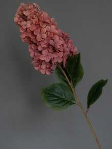 1pc Vintage Hydrangea Artificial Flower Branch, Autumn Decor, Wedding Aisle Decoration, Photography Prop - Multicolor - View 12