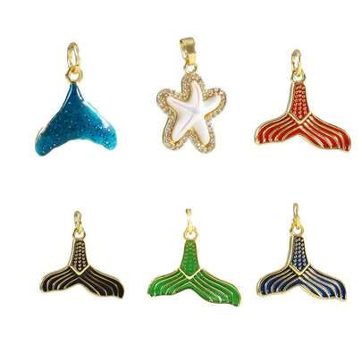 Mặt dây chuyền đuôi nàng tiên cá bằng đồng, thích hợp để tự làm vòng tay, vòng cổ, vòng chân. Là món quà tặng dịp lễ/Ngày của Mẹ/Sinh nhật/Bạn thân, dùng cho trang phục thường ngày/dự tiệc/hàng ngày, quà tặng nhỏ cho đồng nghiệp, gia đình.