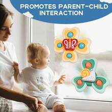 1-3pcs Colorful Suction Cup Spinning Tops Toys - Fun Insect & Nature Themed Spinners, Suitable For Teens - Great For Bathtub, Tabletop & Bathroom Play, Perfect For Halloween, Thanksgiving & Christmas Gifts - Multicolor - View 5