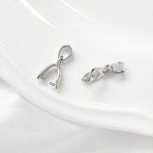 S925 Sterling Silver Pendant Clasp, DIY Necklace Pendant Accessory - Clip - View 5