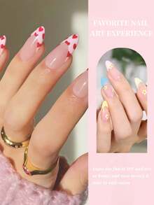 VOKY 9件套凝胶指甲油，适用于手部、足部和指甲，可卸式凝胶指甲油套装，家用美甲沙龙套装 - 彩色 - 查看 9